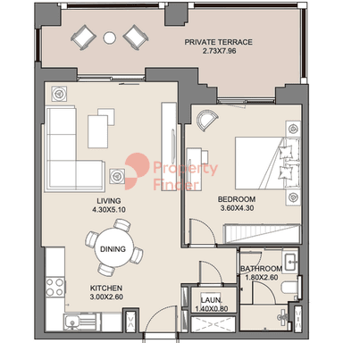 1 Bedroom Apartment