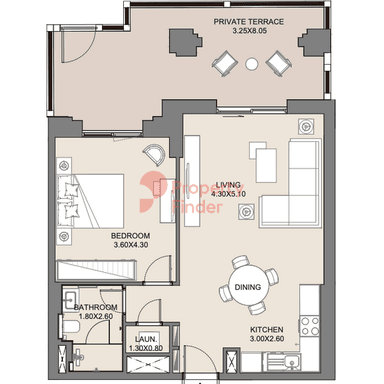 1 Bedroom Apartment