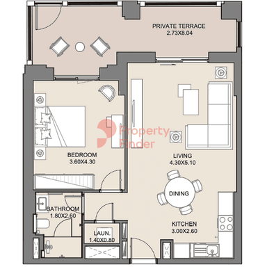 1 Bedroom Apartment