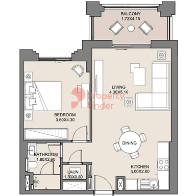 1 Bedroom Apartment
