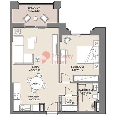 1 Bedroom Apartment