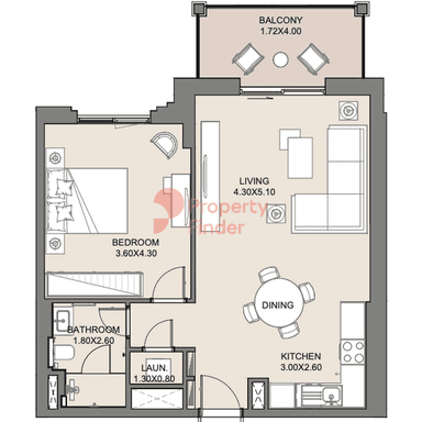 1 Bedroom Apartment