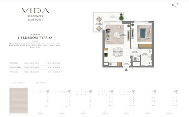 Type 3 A - Block B - 1BR