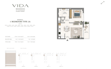 Type 2 A - Block A - 1BR