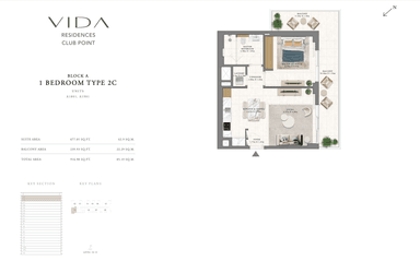 Type 2 C - Block A - 1BR