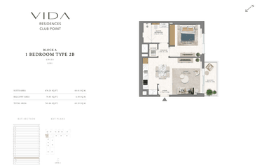Type 2 B - Block A - 1BR
