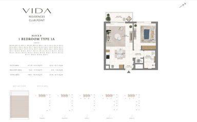 Type 1 A - Block B - 1BR