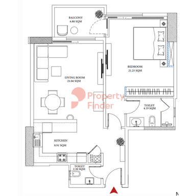 1 Bedroom Apartment