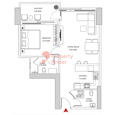 1 Bedroom Apartment