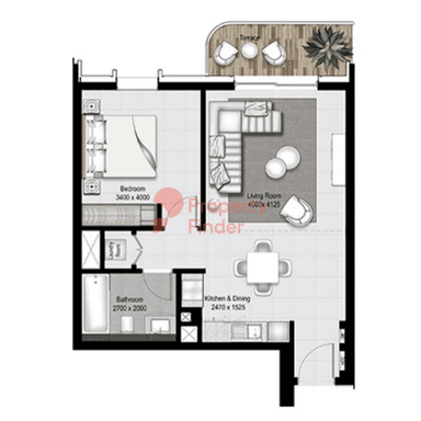 1 Bedroom Apartment