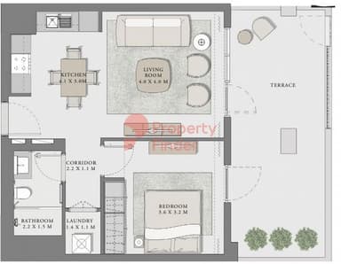 Building 1 Unit 109-1 Bedroom Apartment