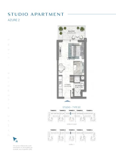 Type B1-Tower A:E