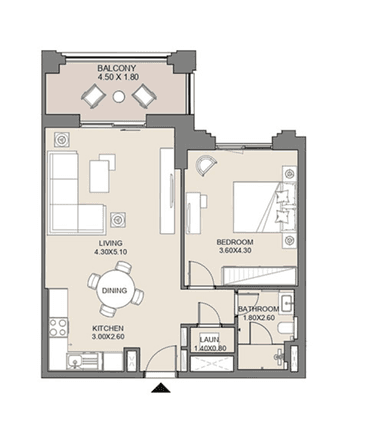 B11-Type A1, Level 1,2,3,4, Unit No-108