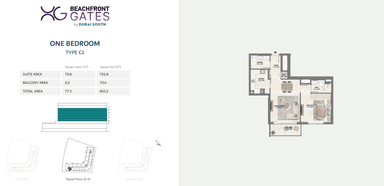 Type C1 (Typical Floors 2-6)