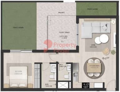1 Bedroom Apartment