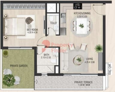 1 Bedroom Apartment