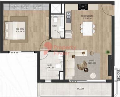 1 Bedroom Apartment