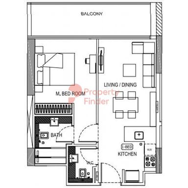 1 Bedroom Apartment