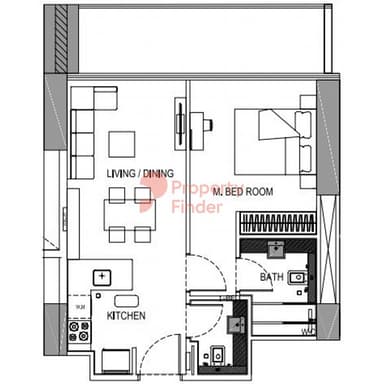 1 Bedroom Apartment