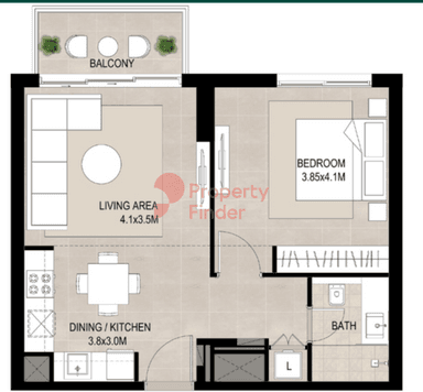1 Bedroom Apartment