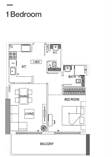 1 Bedroom Apartment