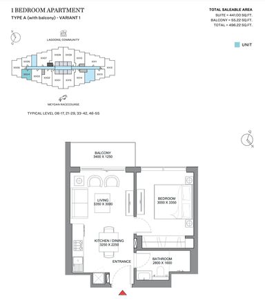 1 Bedroom Apartment
