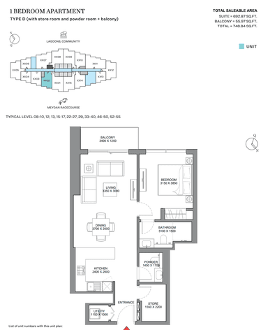 1 Bedroom Apartment