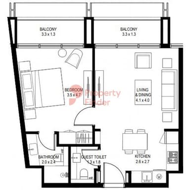 1 Bedroom Apartment