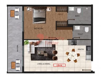 1 Bedroom Apartment