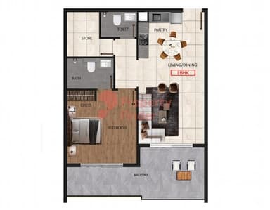 1 Bedroom Apartment