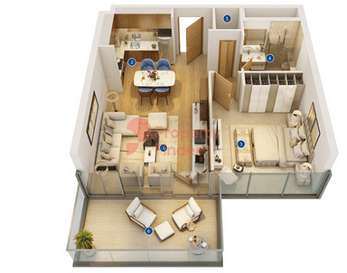 1 Bedroom Apartment