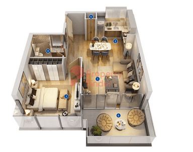 1 Bedroom Apartment