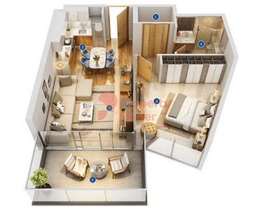 1 Bedroom Apartment