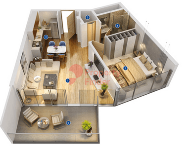 1 Bedroom Apartment