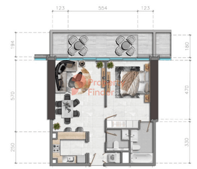 1 Bedroom Apartment
