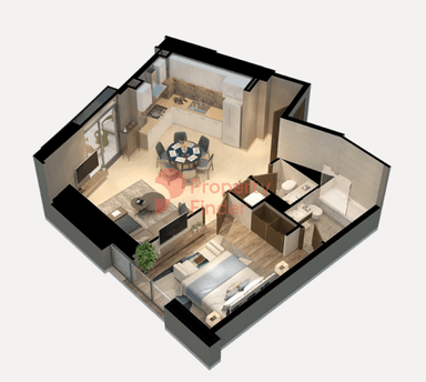 1 Bedroom Apartment