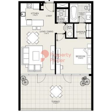 1 Bedroom Apartment