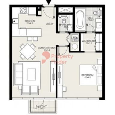 1 Bedroom Apartment