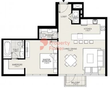 1 Bedroom Apartment