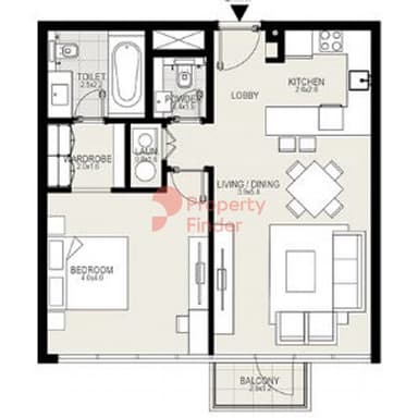 1 Bedroom Apartment