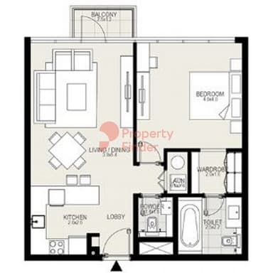 1 Bedroom Apartment