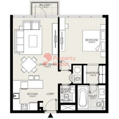 1 Bedroom Apartment