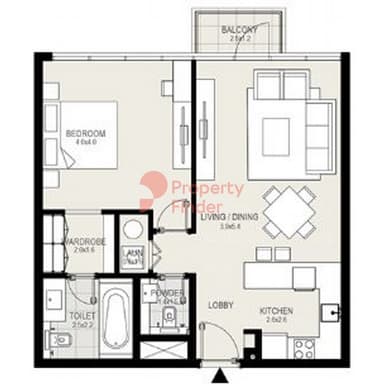 1 Bedroom Apartment