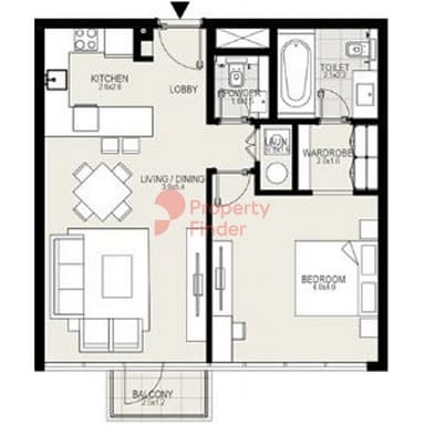1 Bedroom Apartment