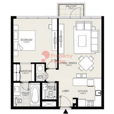 1 Bedroom Apartment