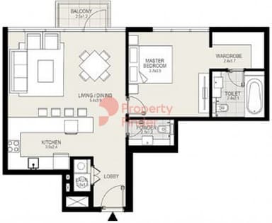 1 Bedroom Apartment