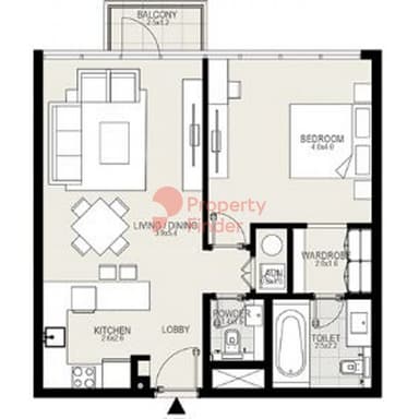 1 Bedroom Apartment