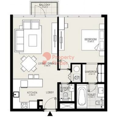 1 Bedroom Apartment