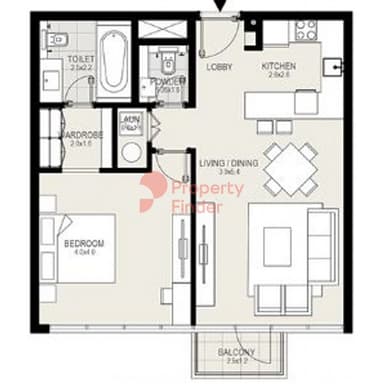 1 Bedroom Apartment