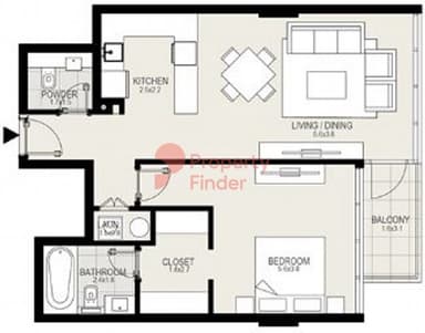 1 Bedroom Apartment